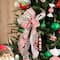 Glitzhome® 32" Whimsical Red & Green Ribbon Christmas Bows, 9ct.